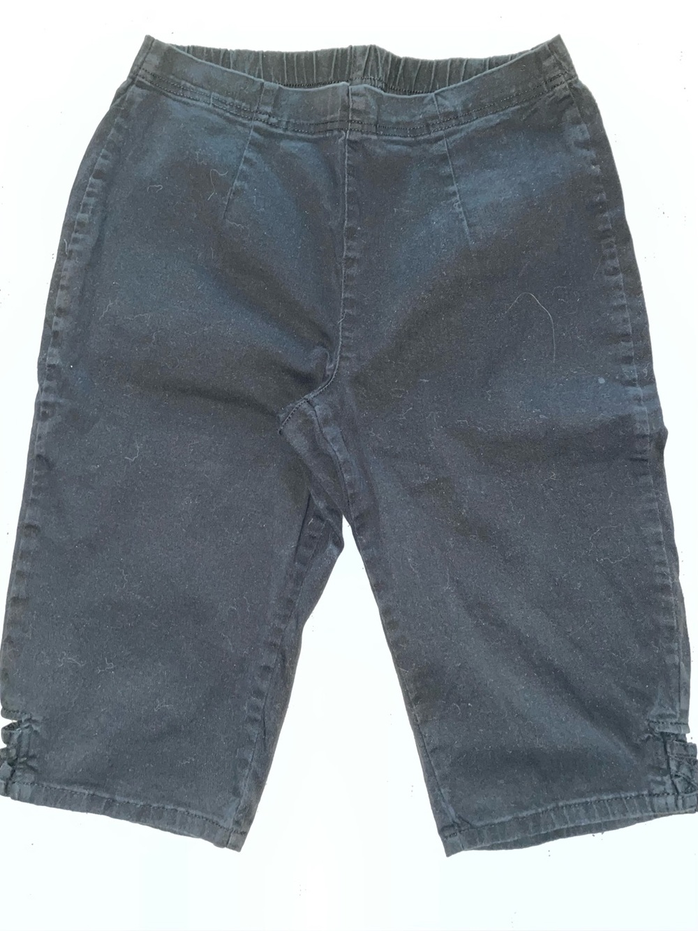 Women’s Croft&Barrow Black Pull-On Capri Bottoms